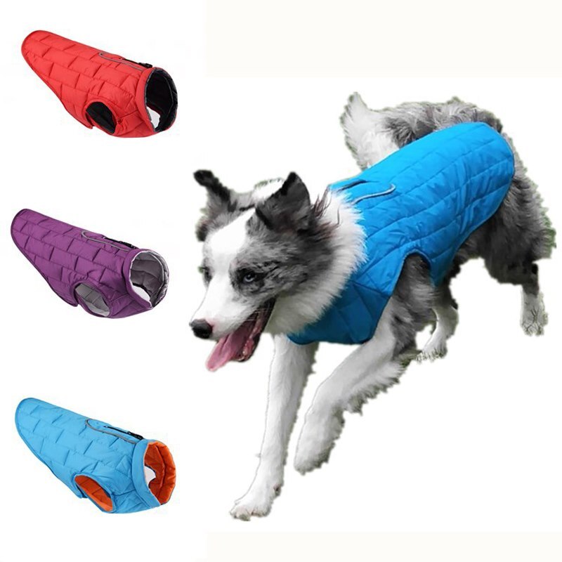 Reflective Waterproof  Adjustable Jacket for Dogs