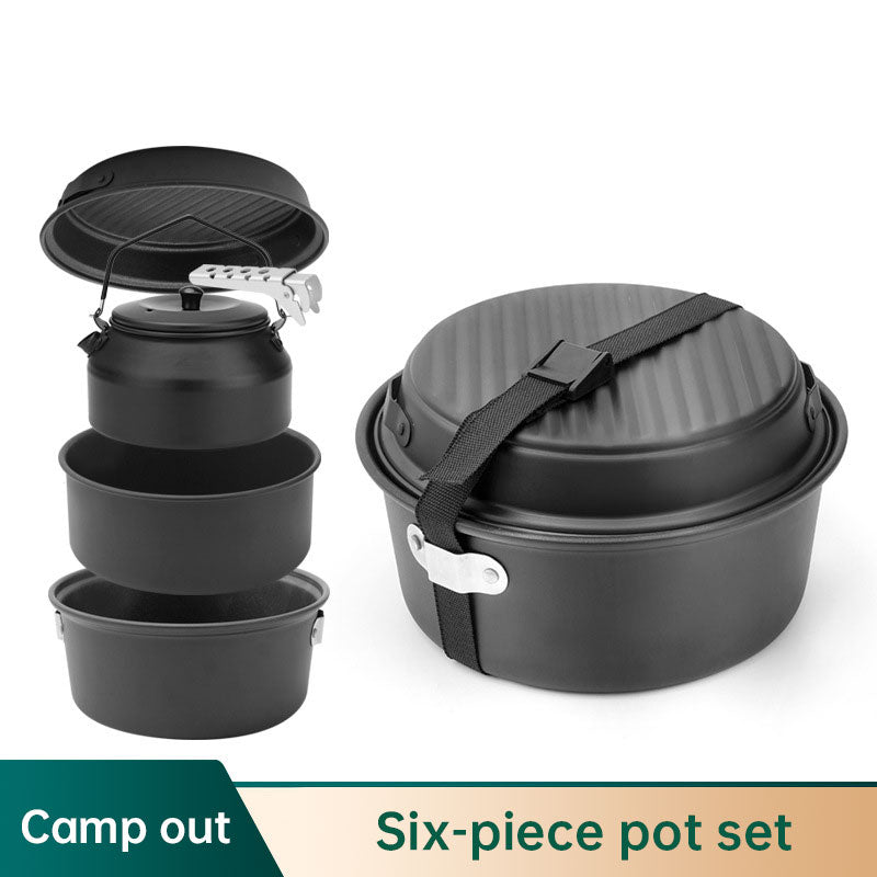 Outdoor picnic pot set