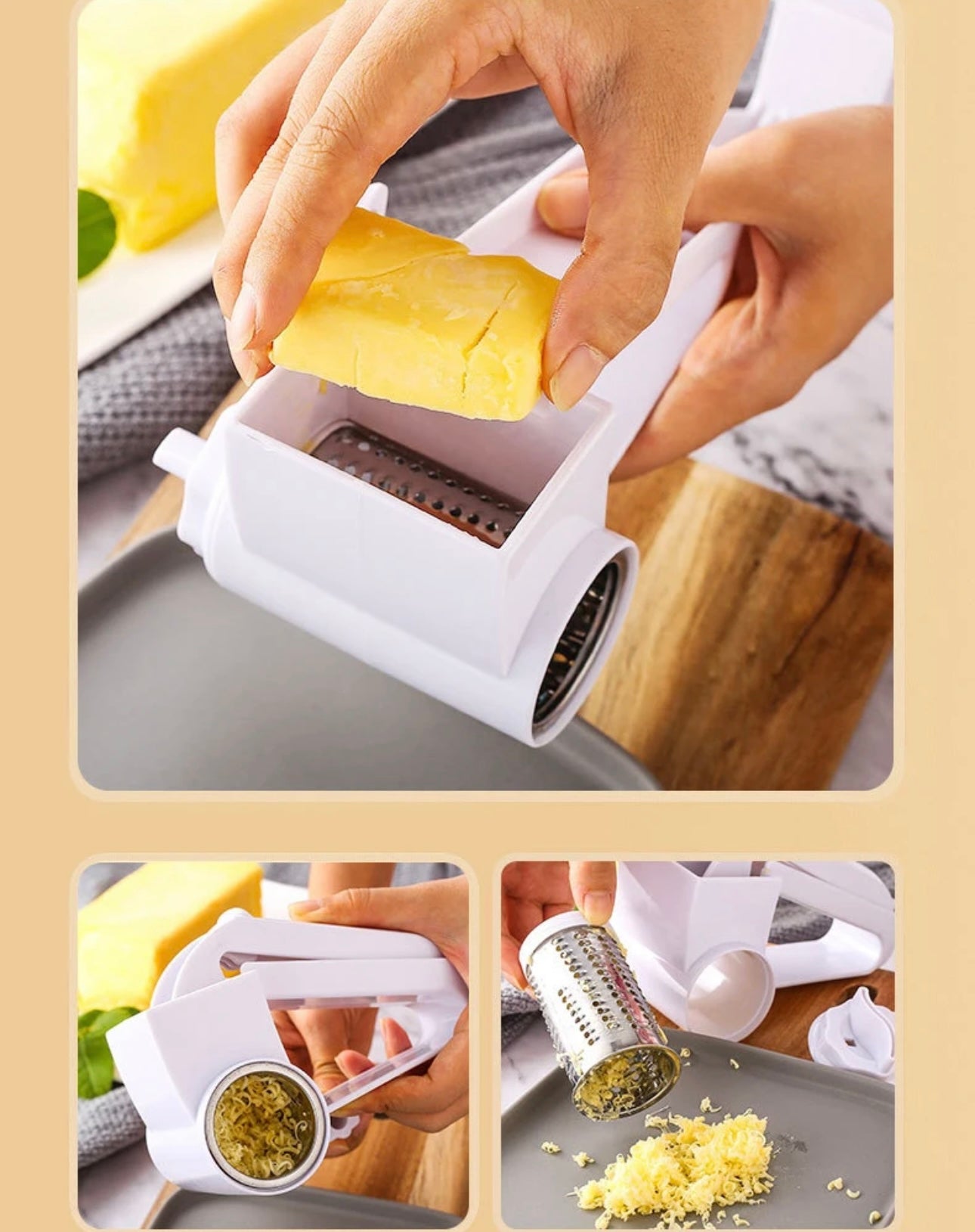 Multi-functional Cheese Grater for Kitchen